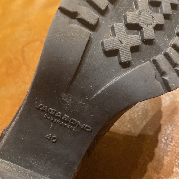 Black Vagabond Ankle Boots, 40 - Picture 6 of 6